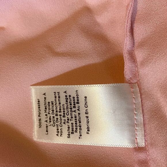 Talbots Woman Pink Balloon Sleeves Blouse Plus Size 1x - Picture 8 of 9